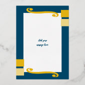 Carte De Vœux En Aluminium Câlins de Noël Grands-parents ajouter des photos o (Verso)