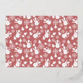 Carte De Vœux En Aluminium Calligraphie moderne photo unique (Verso)