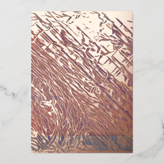 CARTE DE VŒUX EN ALUMINIUM "CARDS BY MAGHIE" #CARDSBYMAGHIE CARDSBYMAGHIE.COM (Recto)