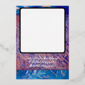 CARTE DE VŒUX EN ALUMINIUM "CARDS BY MAGHIE" #CARDSBYMAGHIE CARDSBYMAGHIE.COM (Verso)