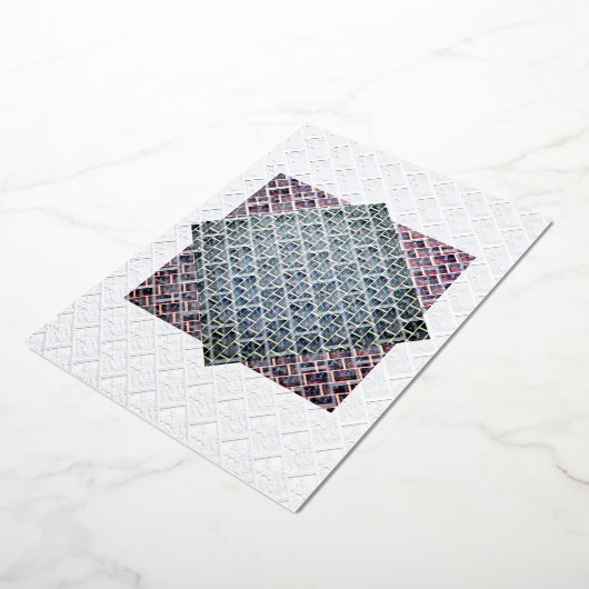 CARTE DE VŒUX EN ALUMINIUM "CARDS BY MAGHIE" #CARDSBYMAGHIE CARDSBYMAGHIE.COM (Rotation)