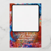 CARTE DE VŒUX EN ALUMINIUM "CARDS BY MAGHIE" #CARDSBYMAGHIE CARDSBYMAGHIE.COM (Verso)