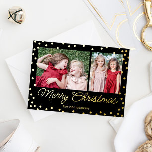Carte De Vœux En Aluminium Carte de Noël en papier alu à bulles de joie