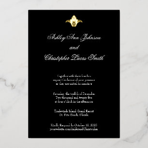Carte De Vœux En Aluminium Carton d'invitation de mariage au Club Country en