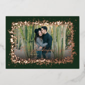 Carte De Vœux En Aluminium C'est une vie merveilleuse Stylish Sparkles Cadre  (Recto)