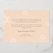 Carte De Vœux En Aluminium C'est une vie merveilleuse Stylish Sparkles Cadre  (Verso)