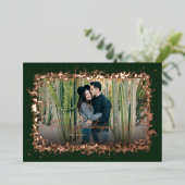 Carte De Vœux En Aluminium C'est une vie merveilleuse Stylish Sparkles Cadre  (Debout devant)