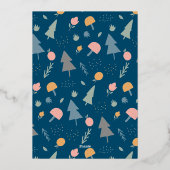 Carte De Vœux En Aluminium Chaleureux souhaits 3 Photo Collage (Verso)