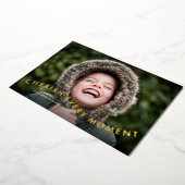 Carte De Vœux En Aluminium Chercher chaque instant Curvy Photo (Rotation)