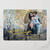 Carte De Vœux En Aluminium Classique artistique tendance Wonderland Winter Wo (Recto)