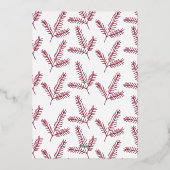 Carte De Vœux En Aluminium Code QR entreprise entreprise Bonne année (Verso)