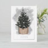 Carte De Vœux En Aluminium Collage de photos de famille avec des lumières de (Debout devant)