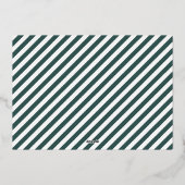 Carte De Vœux En Aluminium Collage en gras | Christmas Joy 5 Photo (Verso)