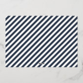 Carte De Vœux En Aluminium Collage en gras | Christmas Joy 5 Photo (Verso)