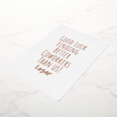 Carte De Vœux En Aluminium collègue, collègue, adieu, bonne chance T-Shirt K (Rotation)