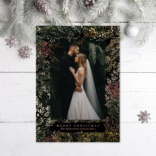 Carte De Vœux En Aluminium Dappled Forest Painted Changing Leaves Photo