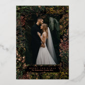 Carte De Vœux En Aluminium Dappled Forest Painted Changing Leaves Photo (Recto)