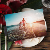 Carte De Vœux En Aluminium Dashing Thru the Sand Beach