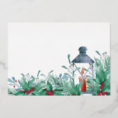 Carte De Vœux En Aluminium Deck New Halls Holly et Mistletoe 3 photo (Verso)