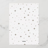 Carte De Vœux En Aluminium Design moderne Merry Holiday (Verso)