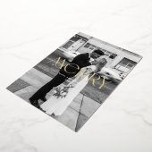 Carte De Vœux En Aluminium Design moderne Merry Holiday (Rotation)