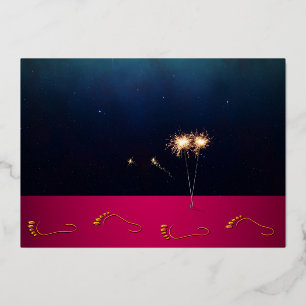 Carte De Vœux En Aluminium Diwali Heureux Étincelant