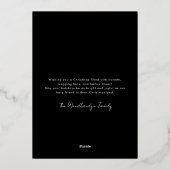 Carte De Vœux En Aluminium Drôle Chien Photo Devinez Qui Noël (Verso)