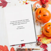 Carte De Vœux En Aluminium Éffrayant Zombie Pilote Photo Drôle Halloween