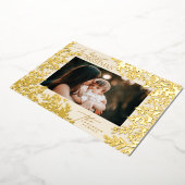 Carte De Vœux En Aluminium Élégance classique enchanteresse Noël (Rotation)