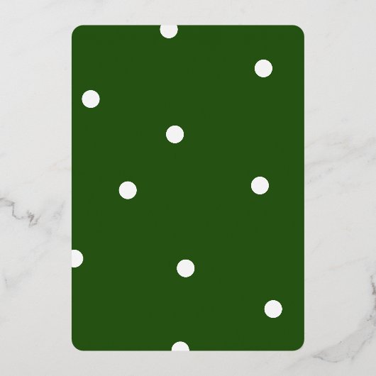 Carte De Vœux En Aluminium Élégant joli joyeux Noël Photo personnalisée (Verso)