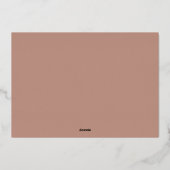 Carte De Vœux En Aluminium Élégant Joyeux Noël Multi Photo (Verso)