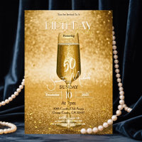 Élégant moderne Gold Adulte Anniversaire Surprise 