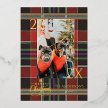 Élégant plaid de Noël bleu Buffalo