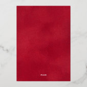 Carte De Vœux En Aluminium Elégante Gratitude Script Photo Entreprise (Verso)