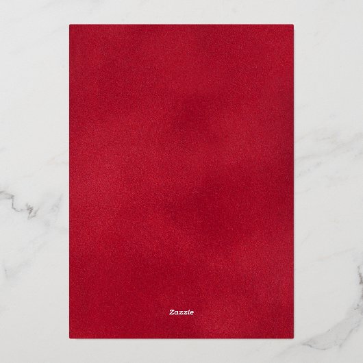 Carte De Vœux En Aluminium Elégante Gratitude Script Photo Entreprise (Verso)