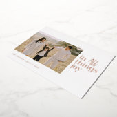 Carte De Vœux En Aluminium En toutes choses Joy Photo (Rotation)