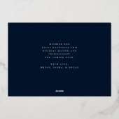 Carte De Vœux En Aluminium En toutes choses Joy Photo (Verso)