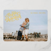 Carte De Vœux En Aluminium Étoiles Hanoukka amusantes & Jelly Donut Patterned (Recto)