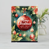 Carte De Vœux En Aluminium Festiders Wonders Premium Greeting Cards (Debout devant)