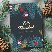 Festive Feliz Navidad Puerto Rican Photo