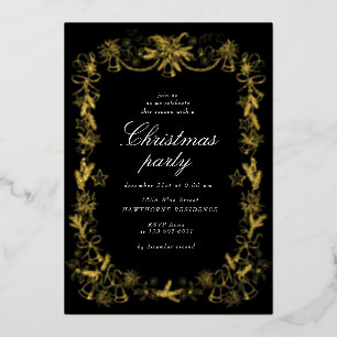 Carte De Vœux En Aluminium Fête de Noël rouge Vintage