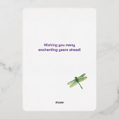 Carte De Vœux En Aluminium Fête des Mères Sœur (Verso)