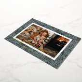 Carte De Vœux En Aluminium Foil Joyeux Noel Berries (Rotation)