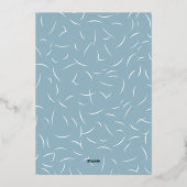 Carte De Vœux En Aluminium Funny Pet Cat Christmas (Verso)