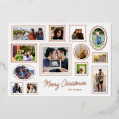 Carte De Vœux En Aluminium Galerie d'images blanches Mur Multiphoto (Recto)