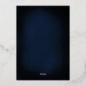 Carte De Vœux En Aluminium Gloire Conception Religieuse de Noël Blanche (Verso)