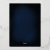 Carte De Vœux En Aluminium Gloire Religieux Noël Deisgn Blanc (Verso)