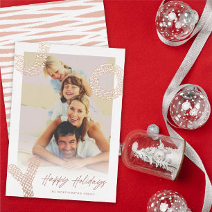 Carte De Vœux En Aluminium Gras Joy Hand Dessiné À La Main Lignes Dessinées P