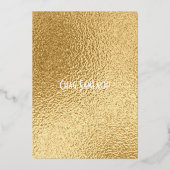 Carte De Vœux En Aluminium Happy Chanukah Chatter (Verso)