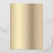 Carte De Vœux En Aluminium Happy Hanoukka Photo Whimsical Stars Real Gold (Verso)